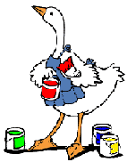 Albert with paint