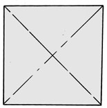 Folded square.