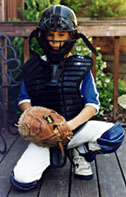 Patrick Lyon in baseball gear