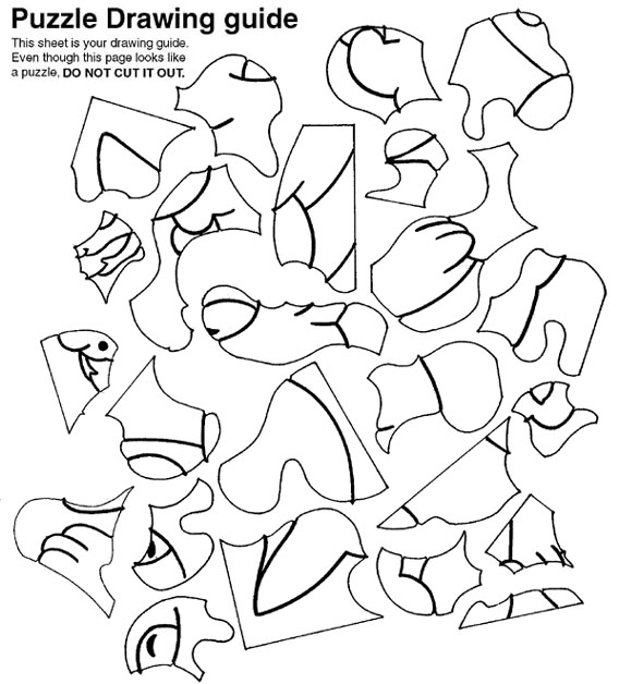 Puzzle Drawing Guide